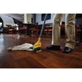 Invader® Side-Gate Mop Handle makes removing and replacing mop heads easy and efficient. Thumbwheel clamps the mop firmly in place; should be used with 1"  headband mops only.