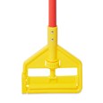 Invader® Side-Gate Mop Handle makes removing and replacing mop heads easy and efficient. Thumbwheel clamps the mop firmly in place; should be used with 1"  headband mops only.