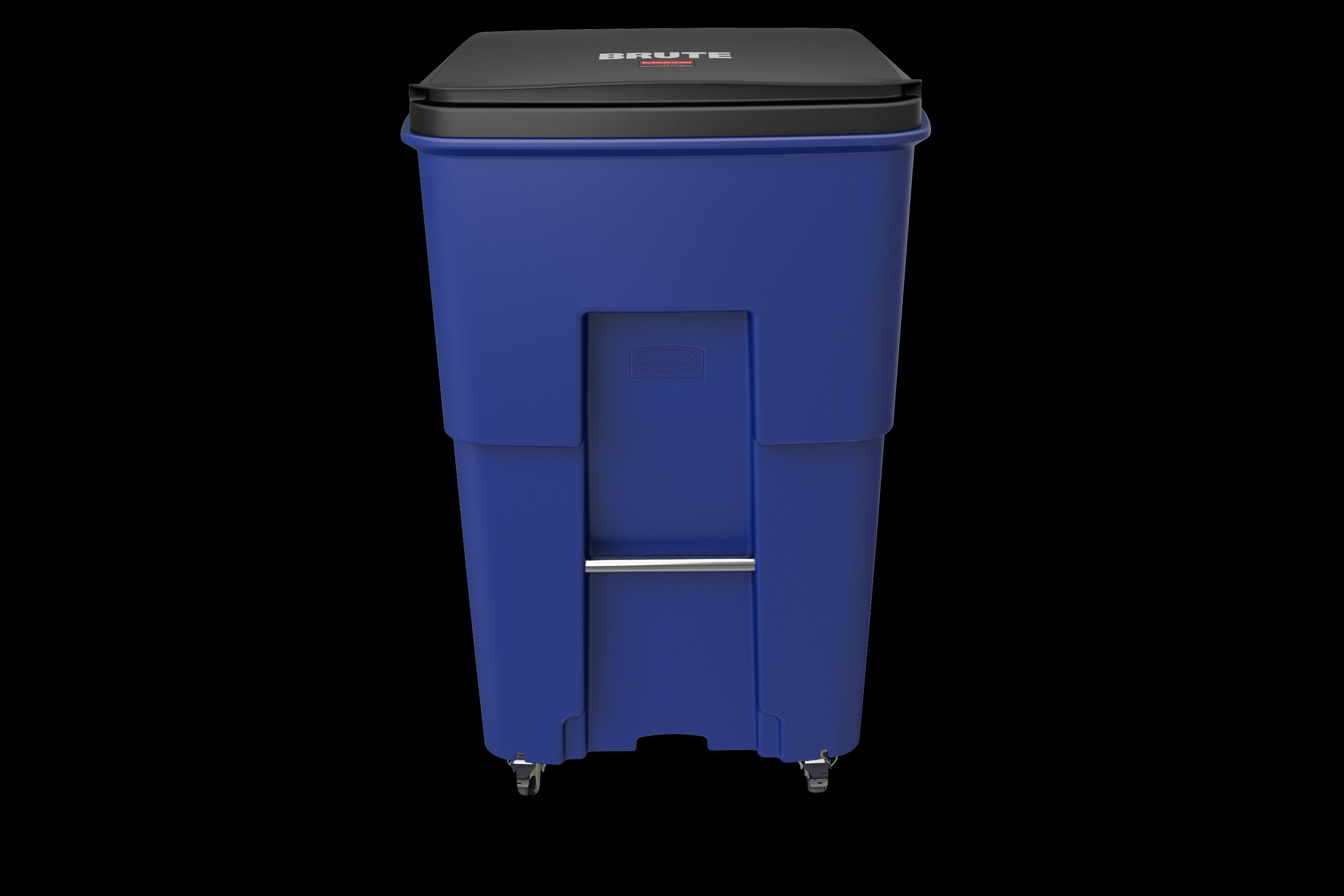 The Rubbermaid Commercial Rollouts with Casters are ideal for collecting, consolidating, and transporting heavy facility waste. Front swivel casters distribute weight evenly for superior mobility and handling.