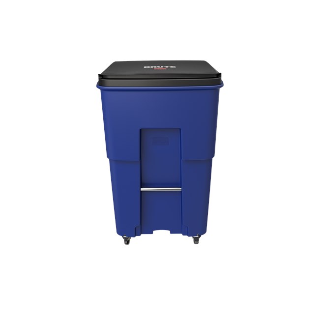 The Rubbermaid Commercial Rollouts with Casters are ideal for collecting, consolidating, and transporting heavy facility waste. Front swivel casters distribute weight evenly for superior mobility and handling.