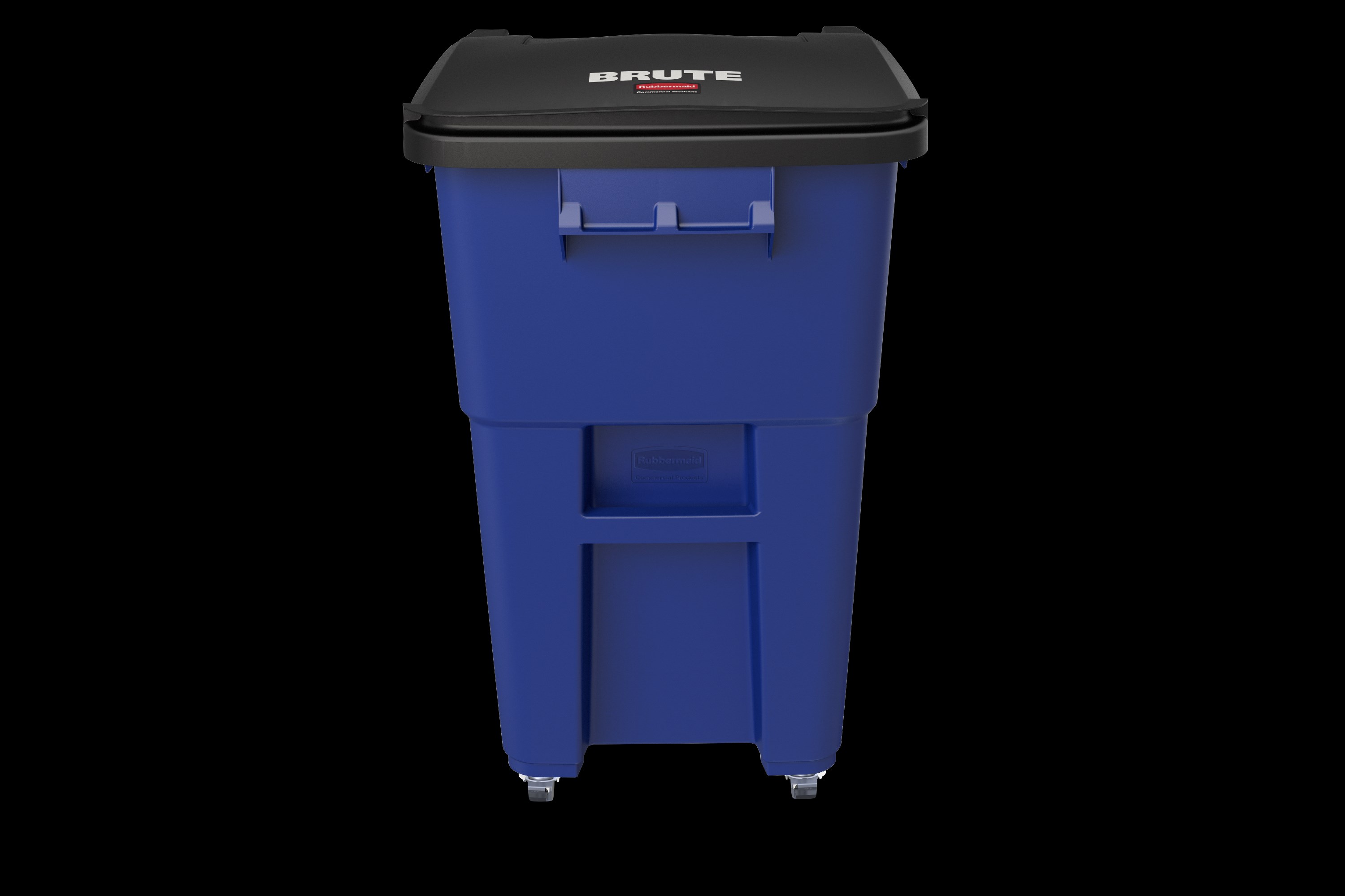 The Rubbermaid Commercial Rollouts with Casters are ideal for collecting, consolidating, and transporting heavy facility waste. Front swivel casters distribute weight evenly for superior mobility and handling.