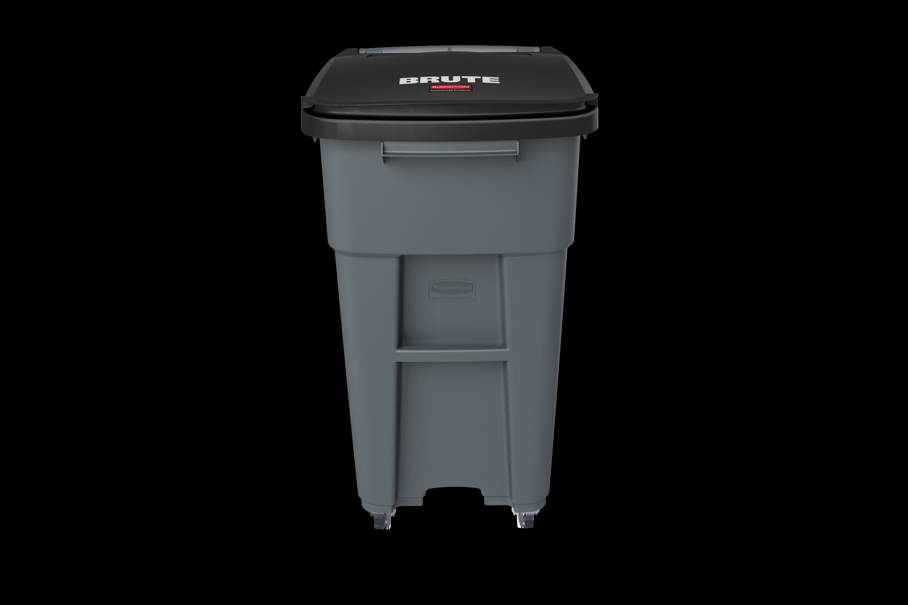 The Rubbermaid Commercial Rollouts with Casters are ideal for collecting, consolidating, and transporting heavy facility waste. Front swivel casters distribute weight evenly for superior mobility and handling.