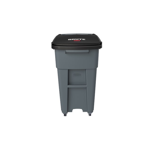 The Rubbermaid Commercial Rollouts with Casters are ideal for collecting, consolidating, and transporting heavy facility waste. Front swivel casters distribute weight evenly for superior mobility and handling.