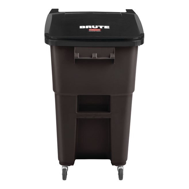 The Rubbermaid Commercial BRUTE® Rollouts with Casters are ideal for collecting, consolidating, and transporting heavy facility waste. Front swivel casters distribute weight evenly for superior mobility and handling.