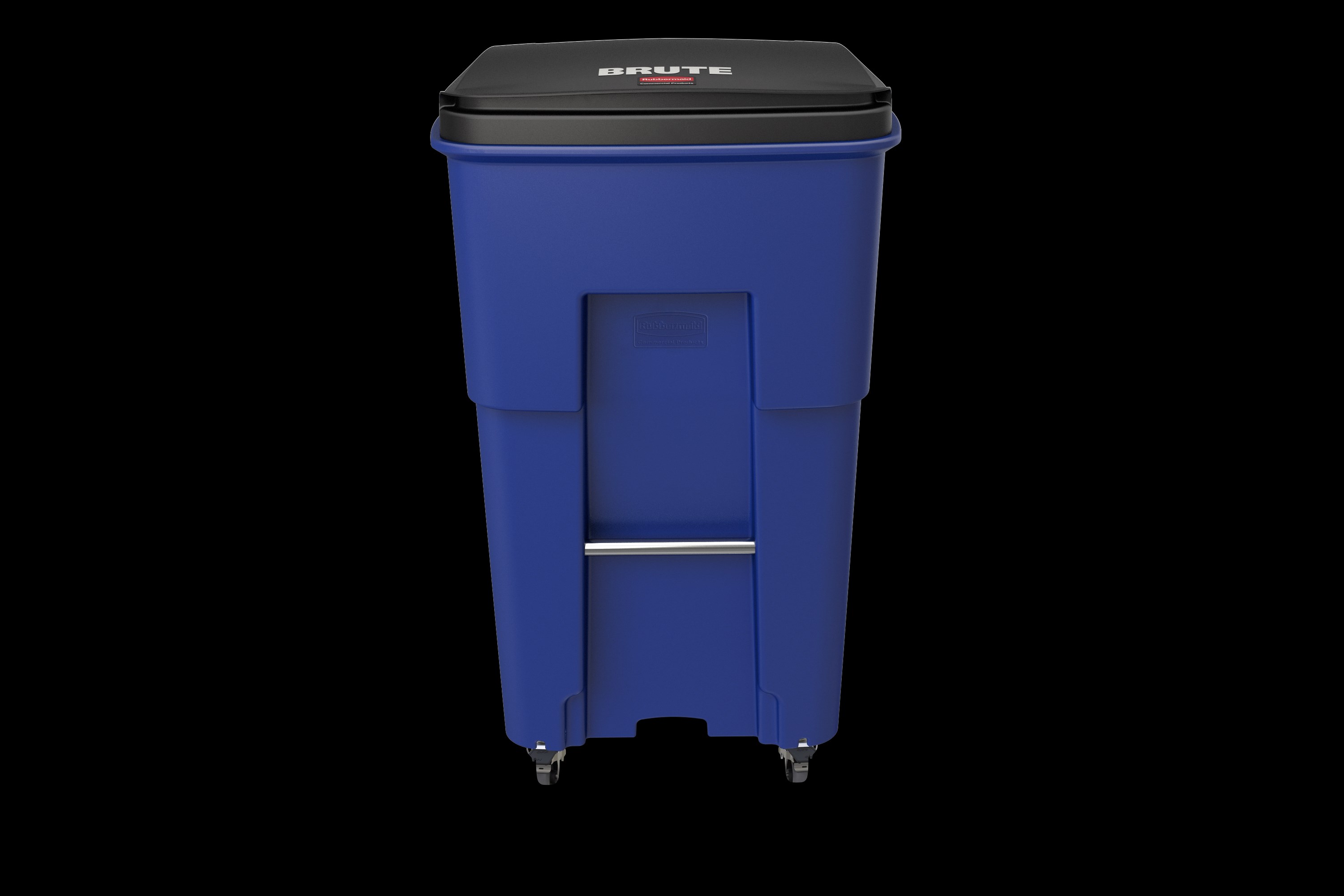 The Rubbermaid Commercial Rollouts with Casters are ideal for collecting, consolidating, and transporting heavy facility waste. Front swivel casters distribute weight evenly for superior mobility and handling.