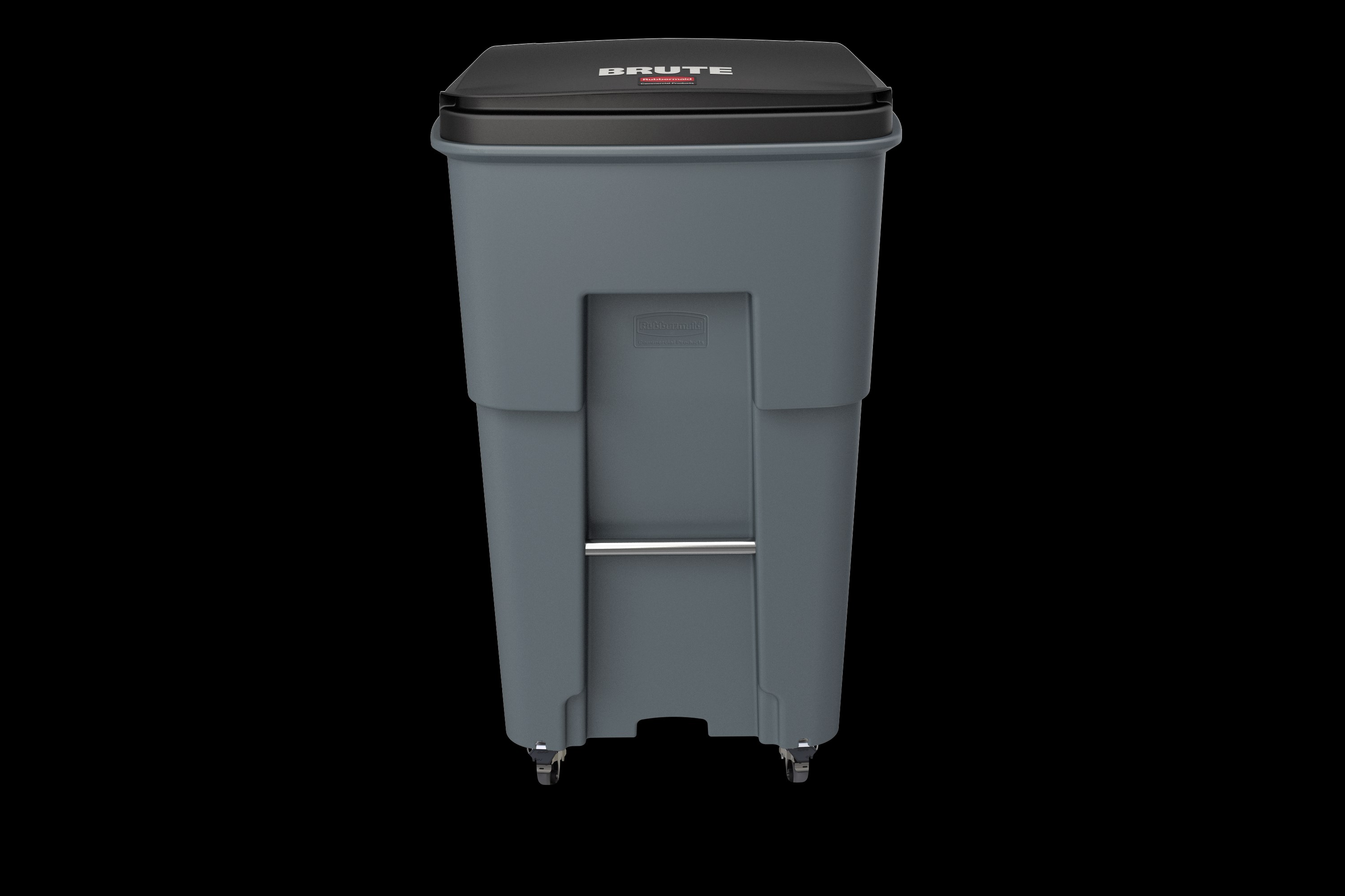 The Rubbermaid Commercial Rollouts with Casters are ideal for collecting, consolidating, and transporting heavy facility waste. Front swivel casters distribute weight evenly for superior mobility and handling.