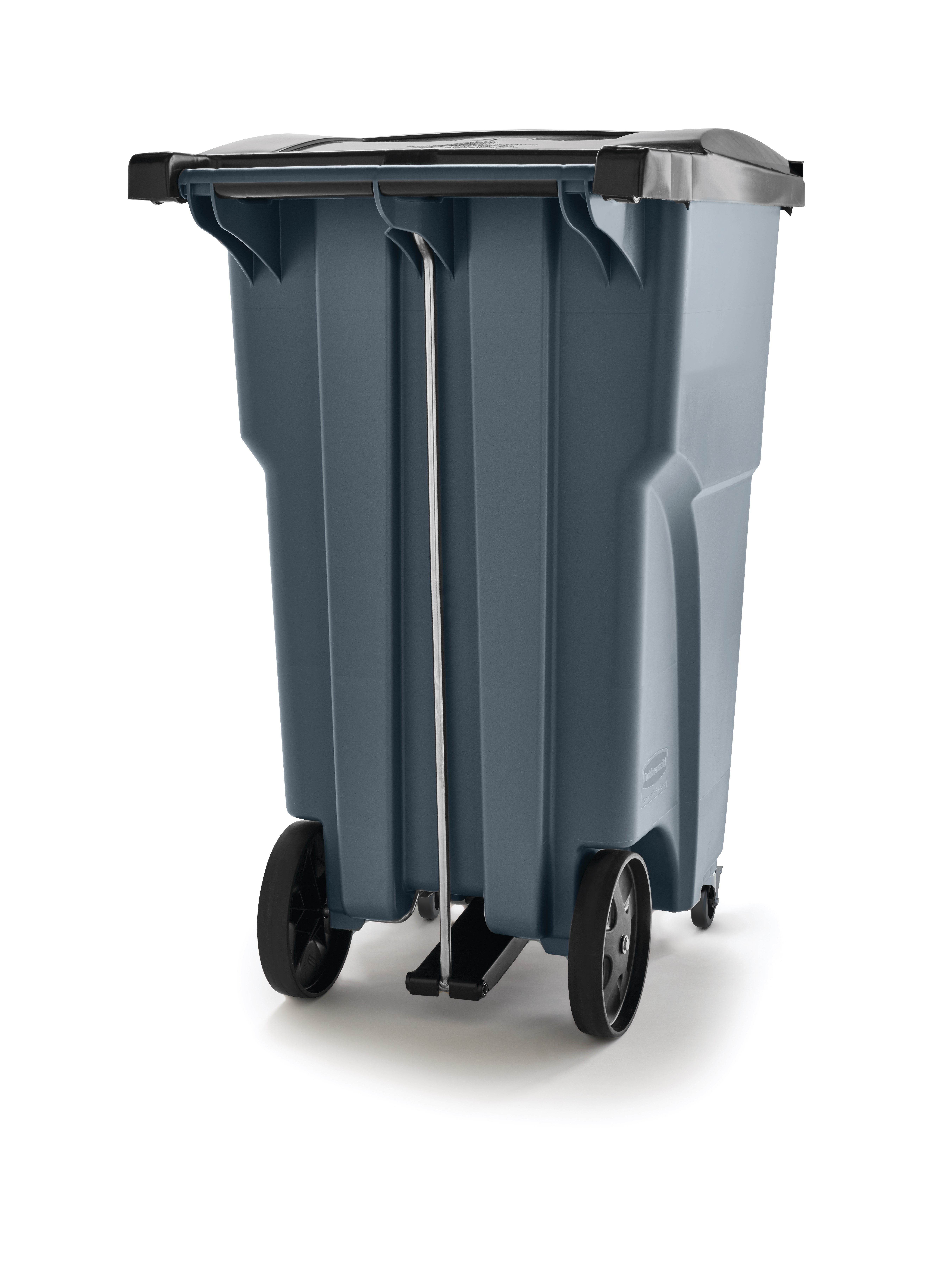 The Rubbermaid Commercial Rollouts with Casters are ideal for collecting, consolidating, and transporting heavy facility waste. Front swivel casters distribute weight evenly for superior mobility and handling.