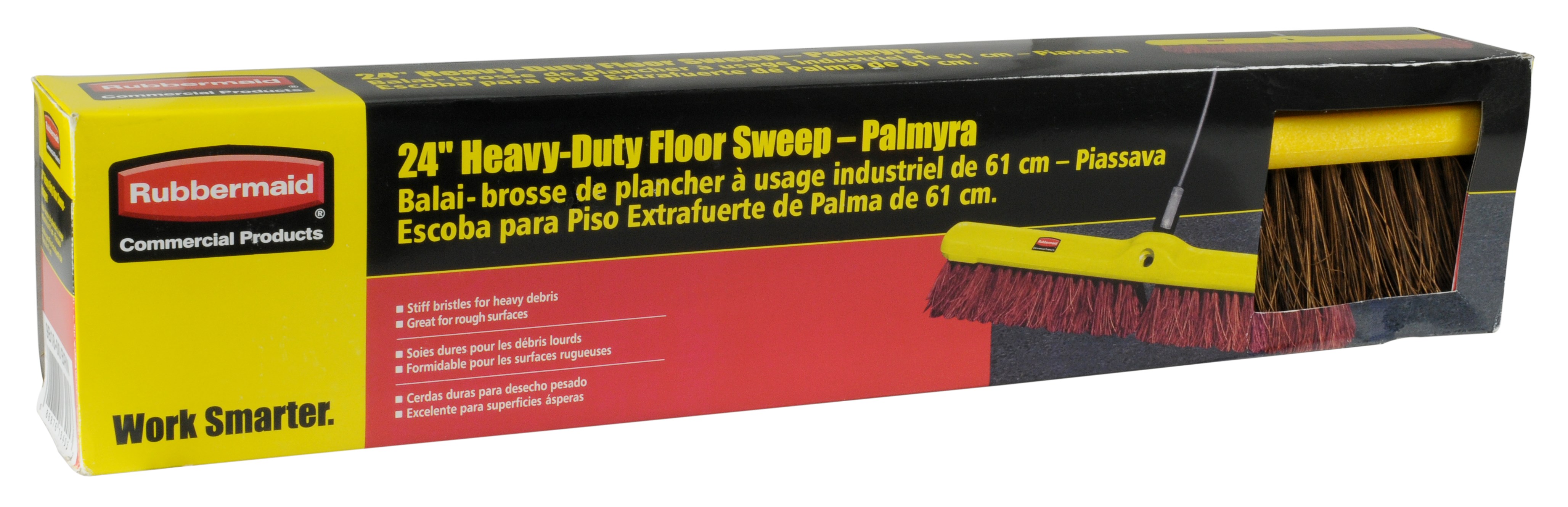 Heavy-Duty Floor Sweep 24" FG9B1800 provides reliability for every industrial-strength job.
