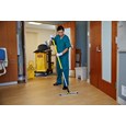 HYGEN™ Quick-Connect handles and poles make cleaning more efficient in every area of the facility by reaching the highest spaces with ease. The unique connection mechanism allows for easy, time-saving tool exchange.
