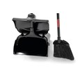 The Rubbermaid Commercial Executive Series Lobby Pro® Plastic Upright Dust Pan with Cover is ideal for use in your hotel lobby, restaurant lobby, or banquet hall.