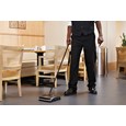 Two bristle brush rolls provide effective cleaning power to collect dust, dirt, and debris.