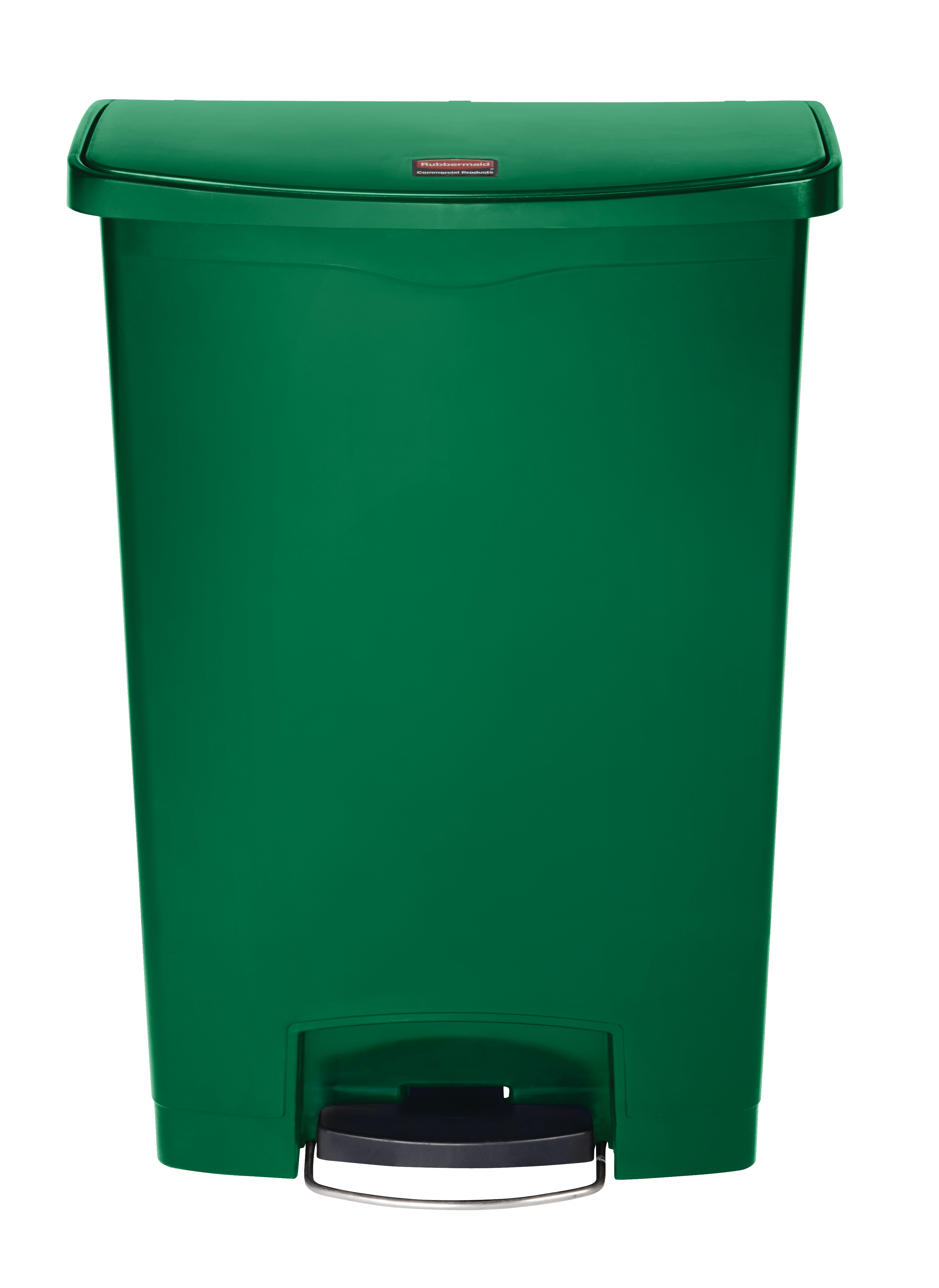 The Rubbermaid Commercial Slim Jim® Step-On Container features a slim profile and footprint to fit in tightest spaces. Slim Jim® Step-On containers are constructed with premium-quality materials and meet the needs of any environment with efficiency, safety, and durability.