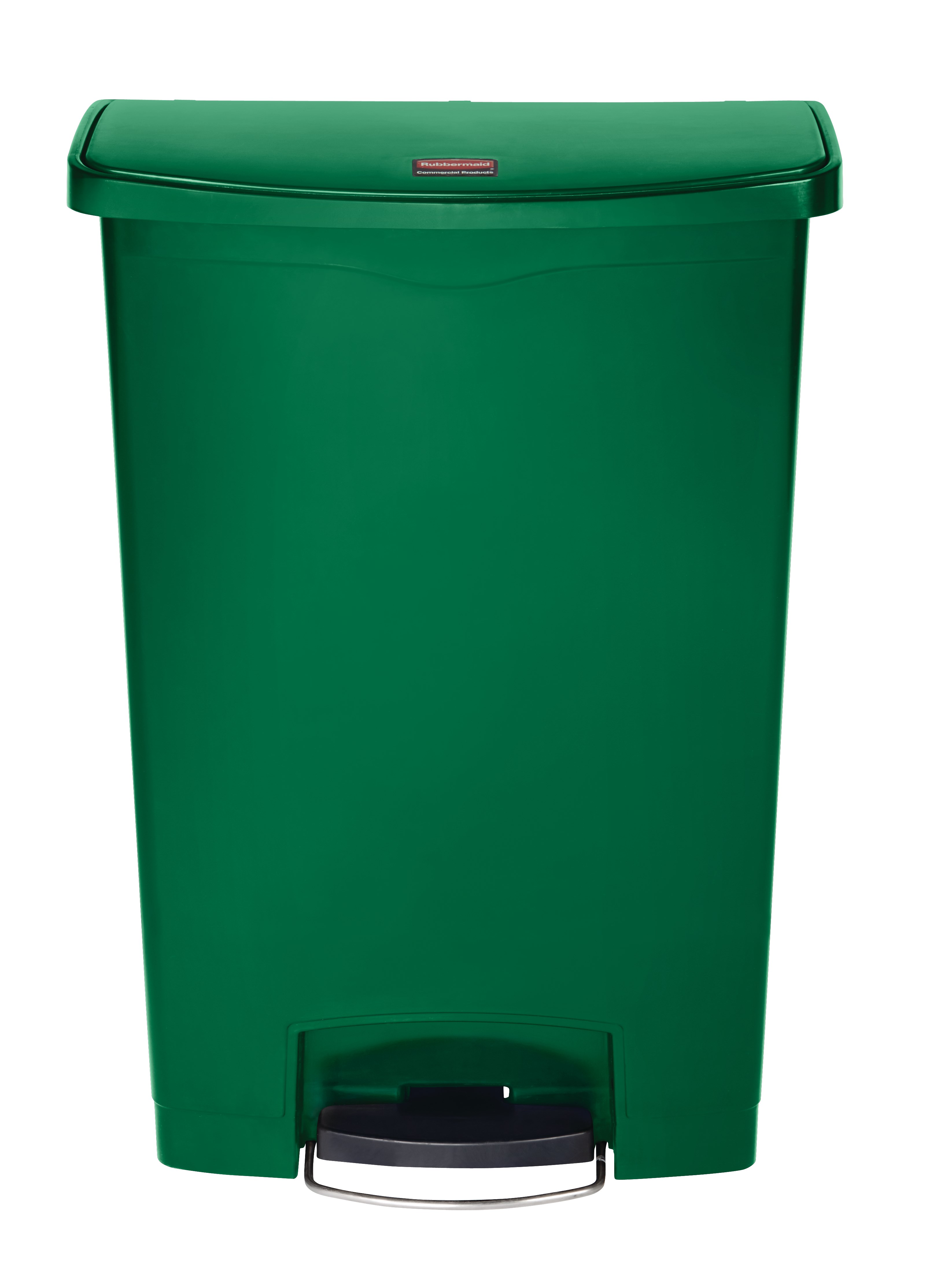 The Rubbermaid Commercial Streamline®  Step-On Container features a slim profile and small footprint to fit in tightest spaces. Streamline®  Step-On containers are constructed with premium-quality materials and meet the needs of any environment with efficiency, safety, and durability.