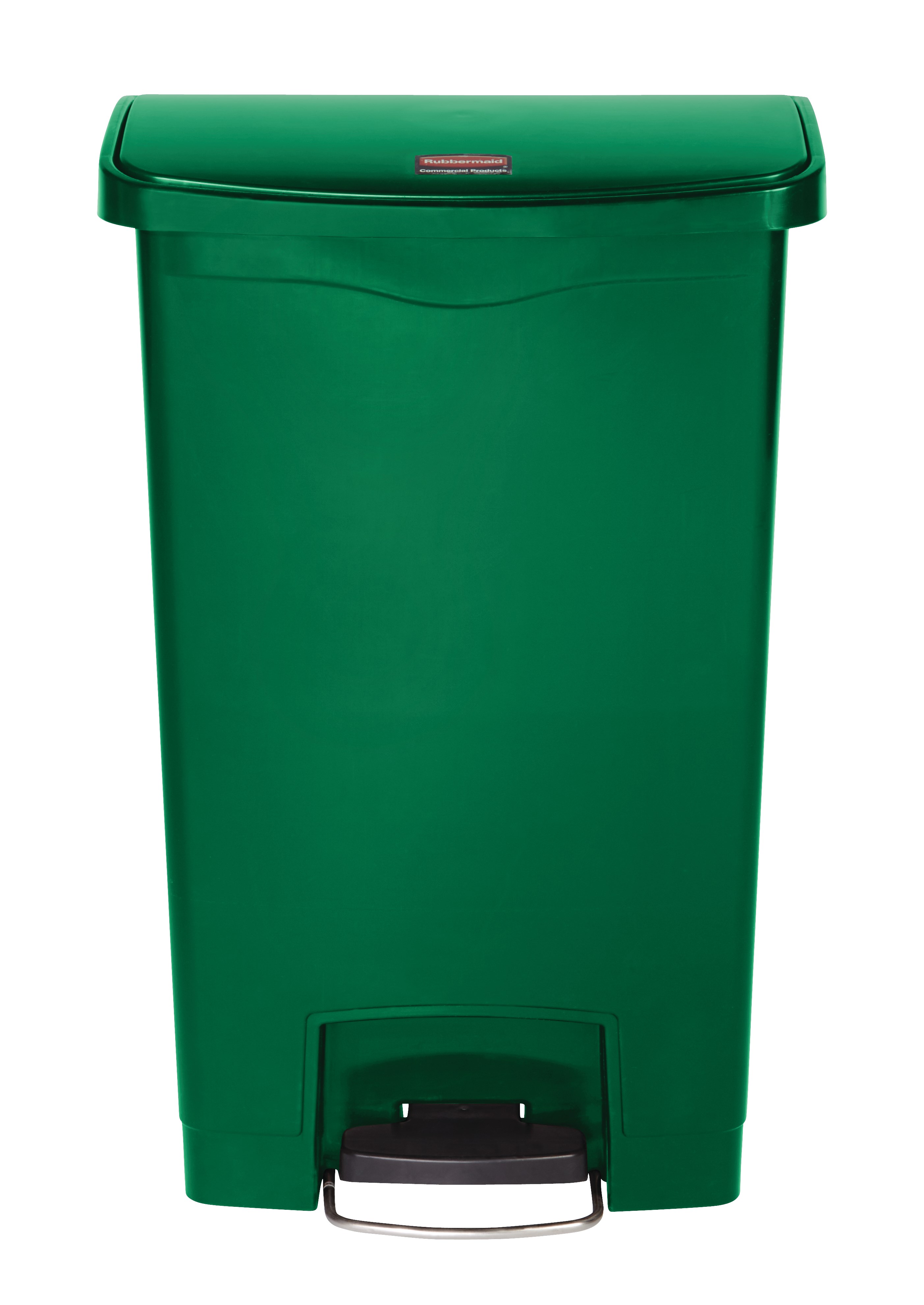 The Rubbermaid Commercial Streamline®  Step-On Container features a slim profile and small footprint to fit in tightest spaces. Streamline®  Step-On containers are constructed with premium-quality materials and meet the needs of any environment with efficiency, safety, and durability.