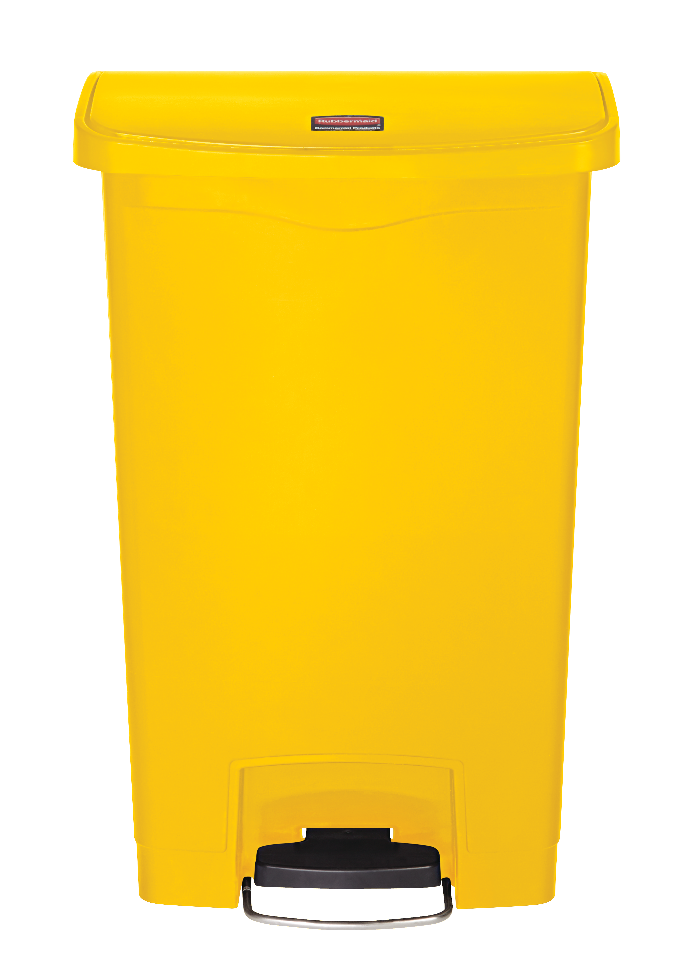 The Rubbermaid Commercial Slim Jim® Step-On Container features a slim profile and footprint to fit in tightest spaces. Slim Jim® Step-On containers are constructed with premium-quality materials and meet the needs of any environment with efficiency, safety, and durability.
