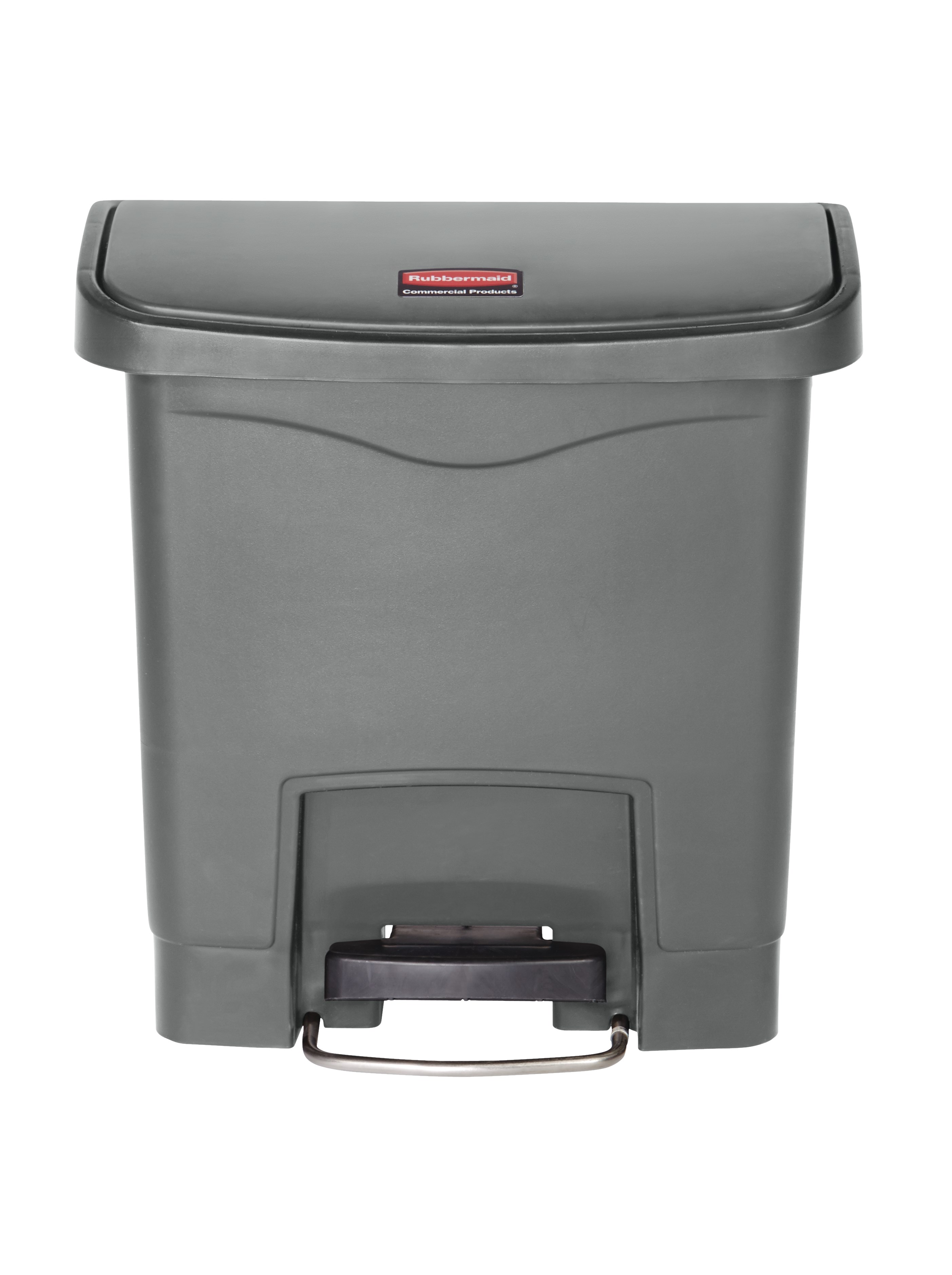 The Rubbermaid Commercial Streamline®  Step-On Container features a slim profile and small footprint to fit in tightest spaces. Streamline®  Step-On containers are constructed with premium-quality materials and meet the needs of any environment with efficiency, safety, and durability.