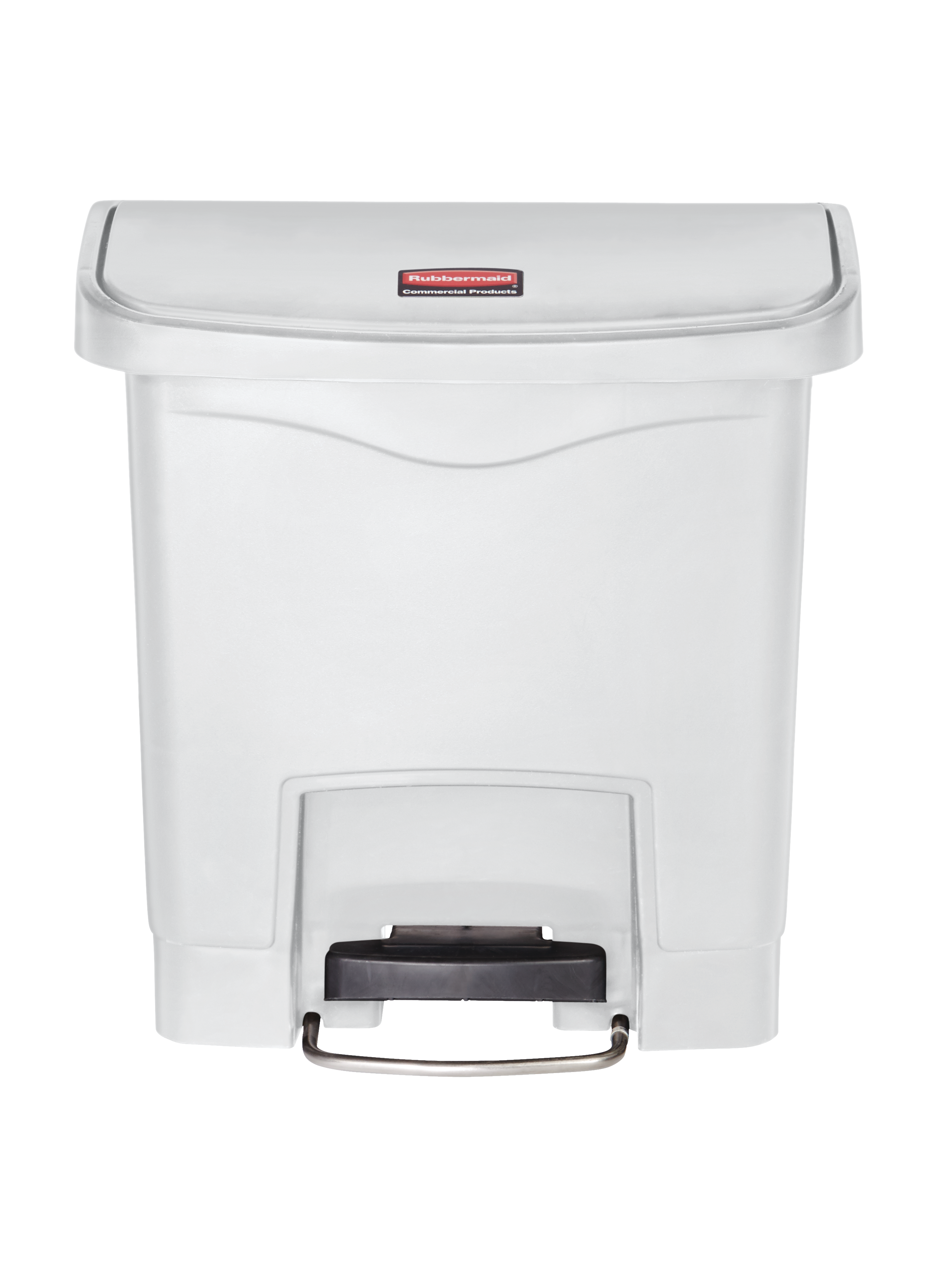 The Rubbermaid Commercial Slim Jim® Step-On Container features a slim profile and footprint to fit in tightest spaces. Slim Jim® Step-On containers are constructed with premium-quality materials and meet the needs of any environment with efficiency, safety, and durability.