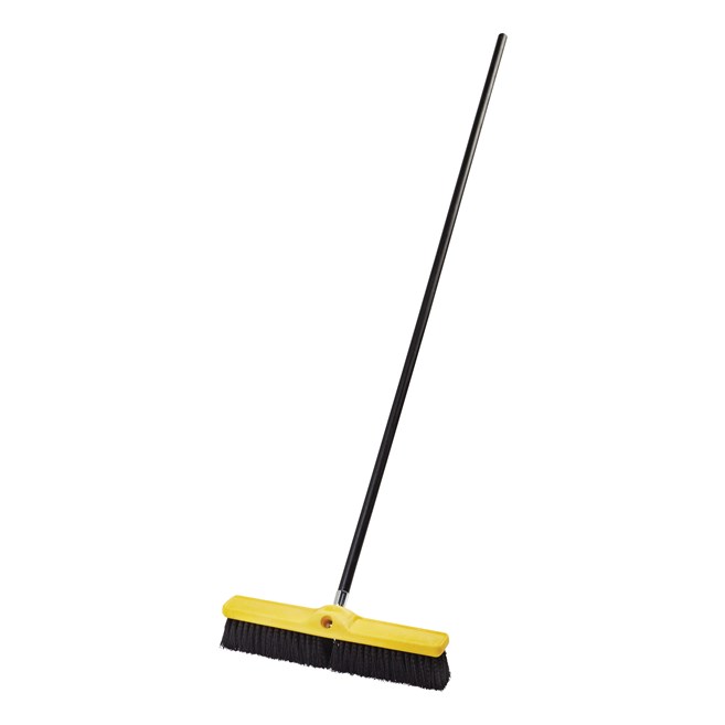 Medium Floor Sweep 18" FG9B0600 is a push broom designed to round up heavier dirt from multiple floor surfaces.