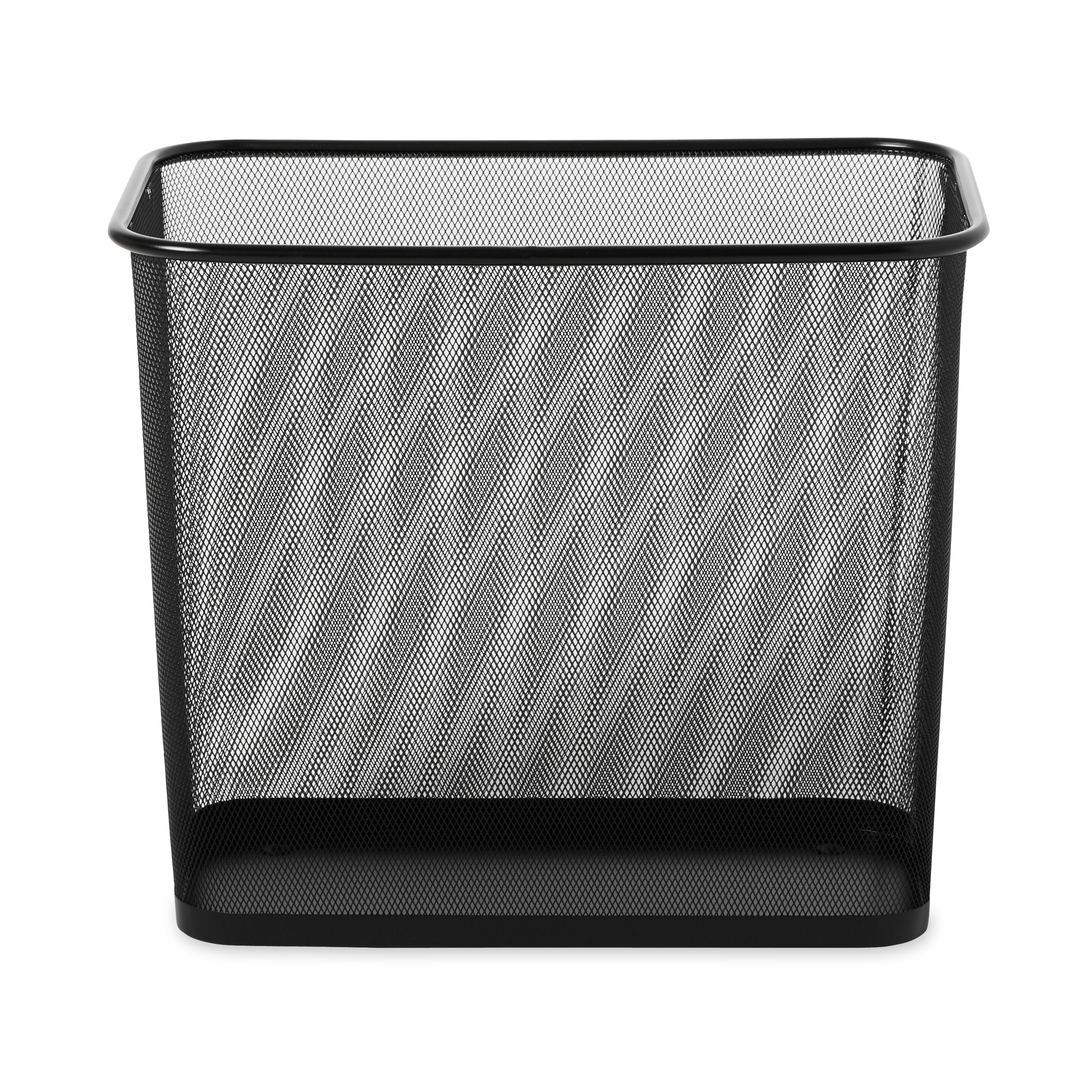 The Rubbermaid Commercial Waste Bin is space-efficient and economical. This Waste Bin is manufactured with fire-safe steel and powder-coated to a black finish.