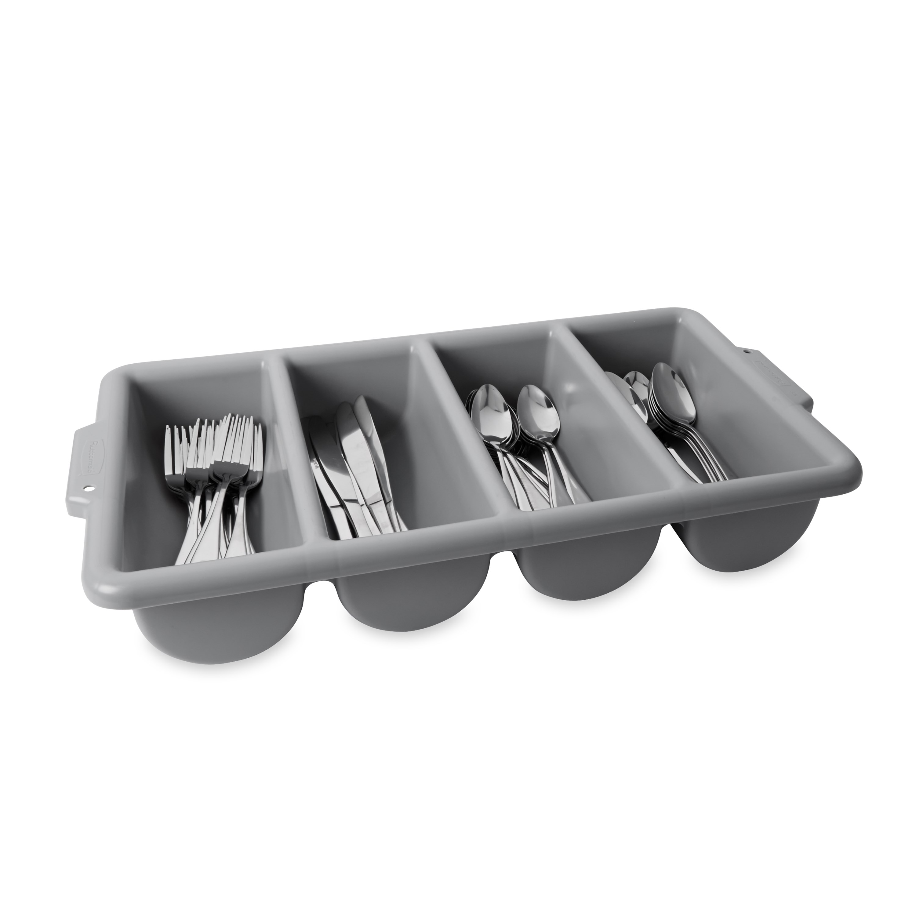 Safely stores and transports cutlery to minimize employee injuries.
