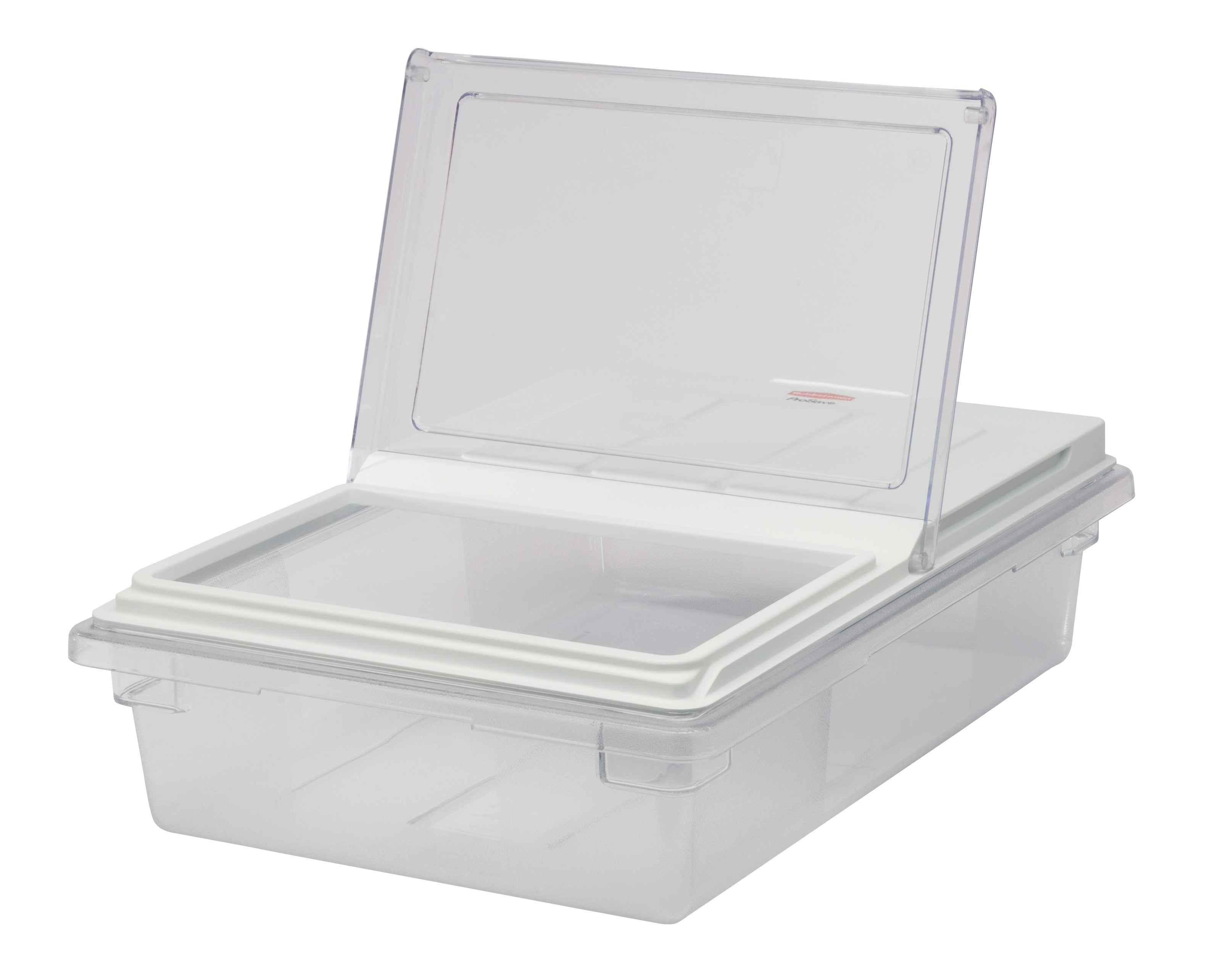 ProSave® Sliding lid helps provide an integrated solution by fitting on all clear food boxes.  The lid slides back or flips up for proper food storage and easy access.