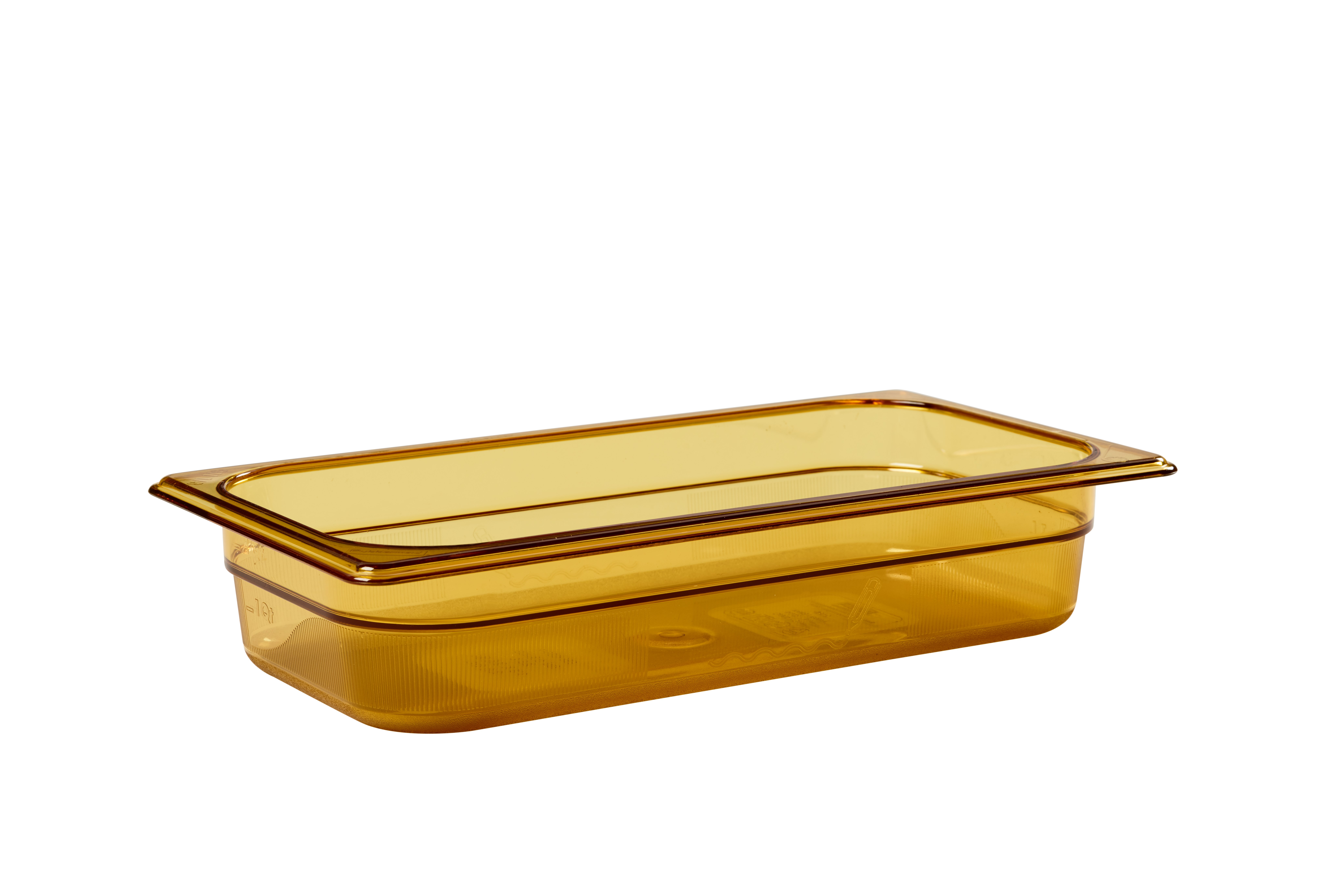 Heavy Duty Hot food pans in industry standard, gastronorm sizes.  Steam table and microwave safe