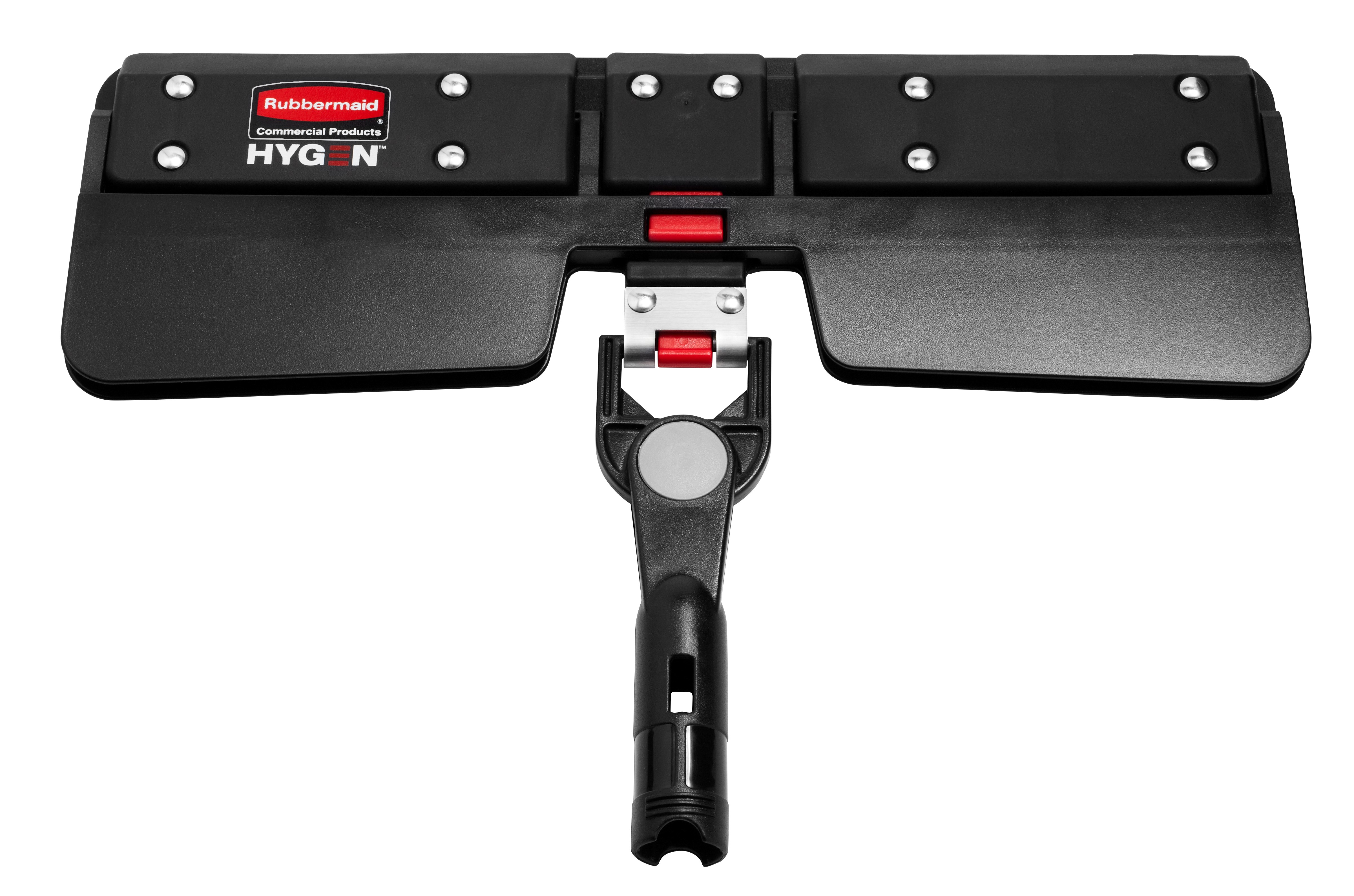 HYGEN™ PULSE™ Double-Sided Mop Frame provides twice the coverage in one convenient tool making floor cleaning faster than ever before.