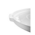 The Rubbermaid Commercial BRUTE® Self-Draining Lids feature self-draining channels that prevent water from pooling.