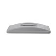A variety of Slim Jim lids are available to help facilitate waste and recycling sortation