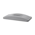 A variety of Slim Jim lids are available to help facilitate waste and recycling sortation