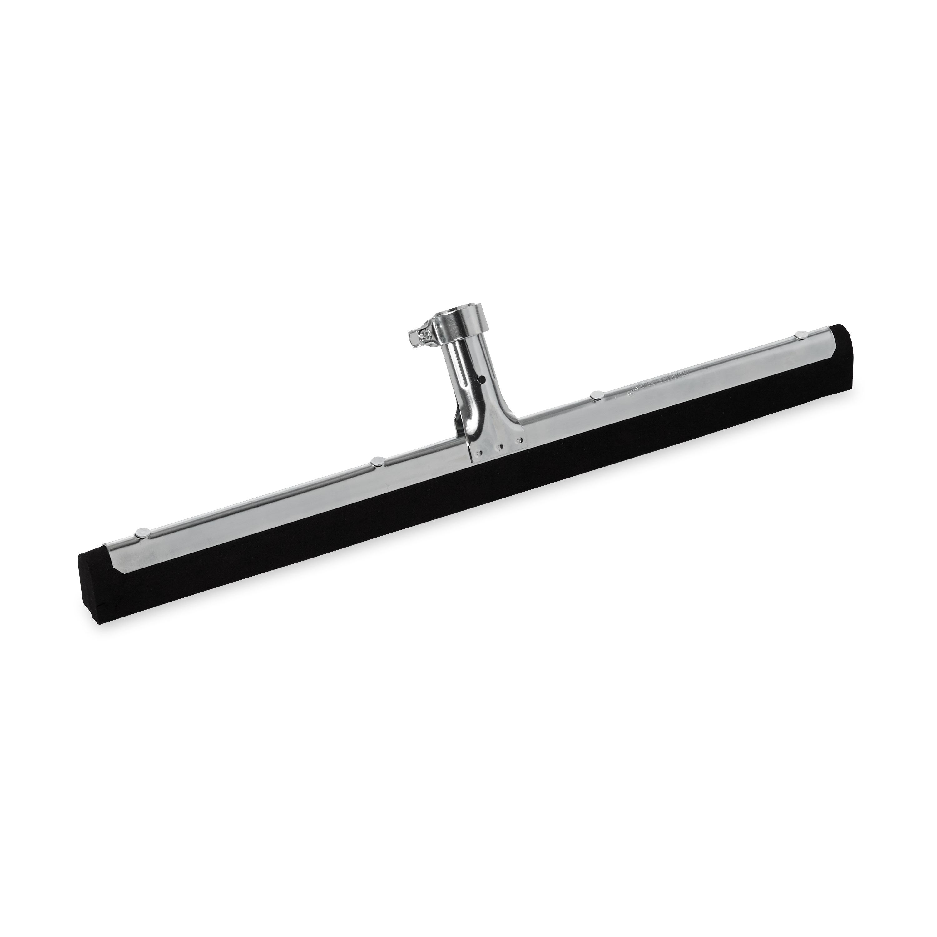 Standard, 18", dual moss, floor squeegee.  Accepts tapered handle. Handle not included.