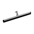 Standard, 18", dual moss, floor squeegee.  Accepts tapered handle. Handle not included.