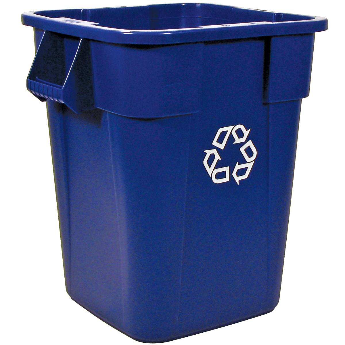 The Rubbermaid Commercial Square BRUTE® container offers up to 14% more capacity than round containers and is designed with professional-grade, heavy-duty plastic that won't rust, chip, or fade.