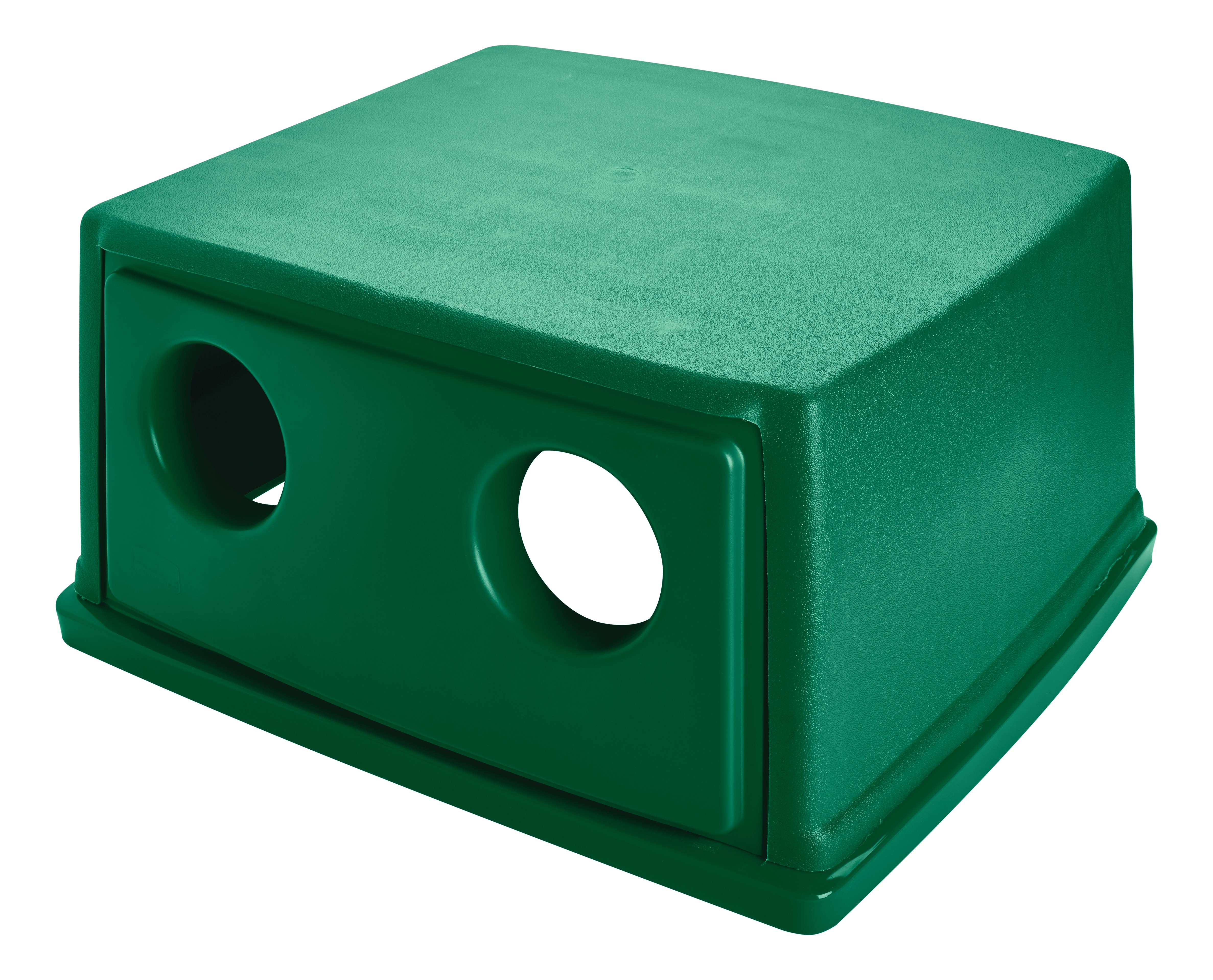 The Glutton® Bottle/Can Recycling Top is designed for the Glutton® 56 gal Container (FG256B00, sold separately).