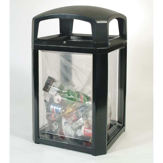 Decorative panel option for the Landmark Series® refuse collection. Can be used for both indoor and outdoor areas, including building entrances, lobbies and malls