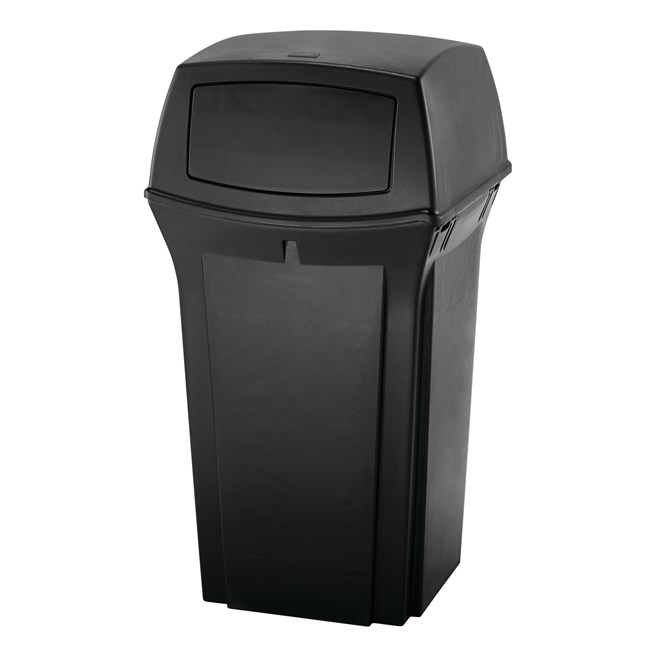 The Rubbermaid Commercial Ranger® Classic Waste Bins feature Rubbermaid's famous durability, modern styling, and easy-to-service design.