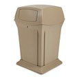 The Rubbermaid Commercial Ranger® Classic Waste Bin features reliable durability, modern styling, and easy-to-service design.