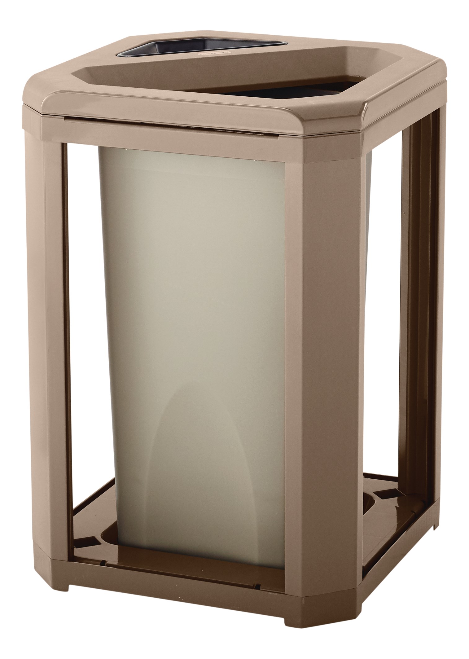 High volume refuse collection and smoking management for indoor and outdoor areas, including building entrances, lobbies and malls