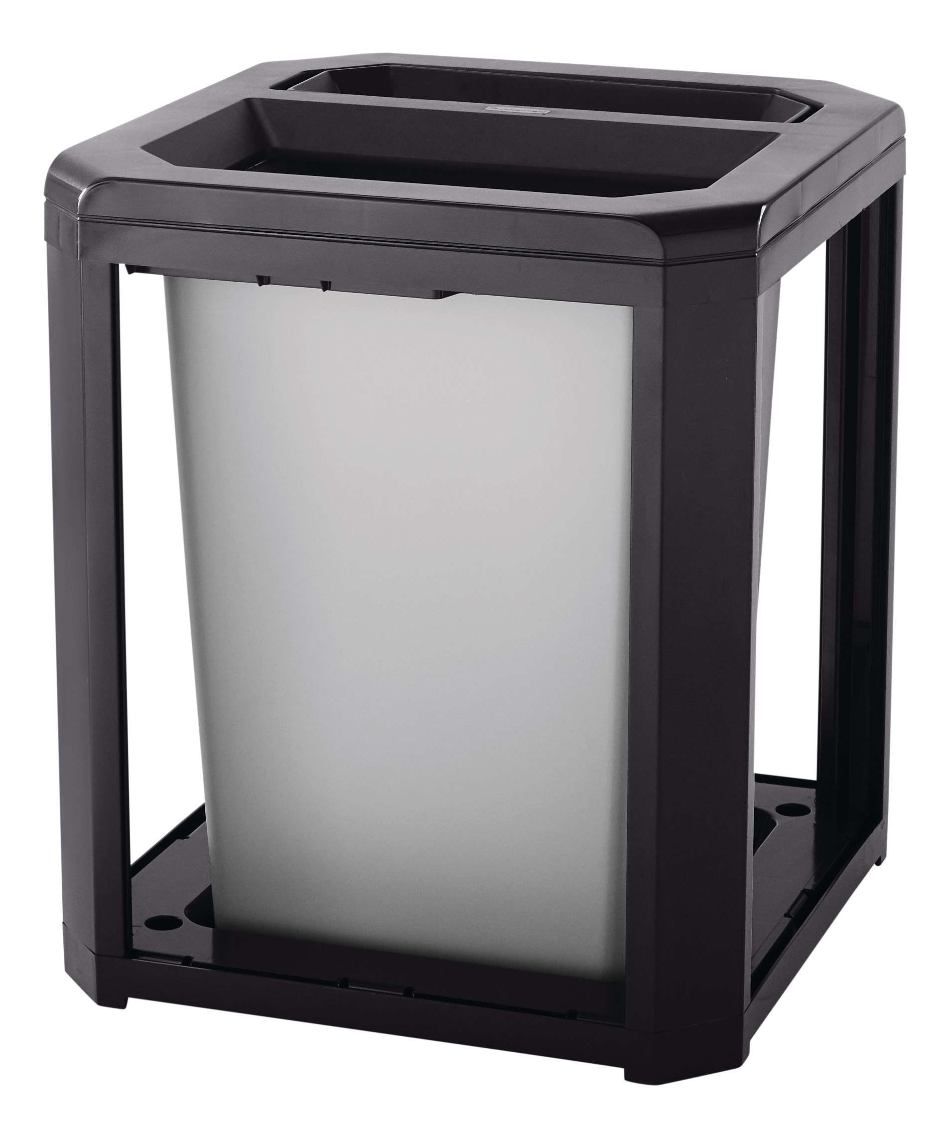 High volume refuse collection and smoking management for indoor and outdoor areas, including building entrances, lobbies and malls