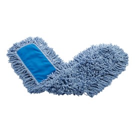 Twisted-Loop Blend Dust Mop 36" FGJ25500 is a premium prelaundered dust mop that provides maximum durability and optimal cleaning performance. Twisted loops create fuller mop heads with no gaps, offering better coverage than traditional ply yarn and improved collection and retention of dust and dirt particles. Less prone to snagging, fraying, and unraveling.