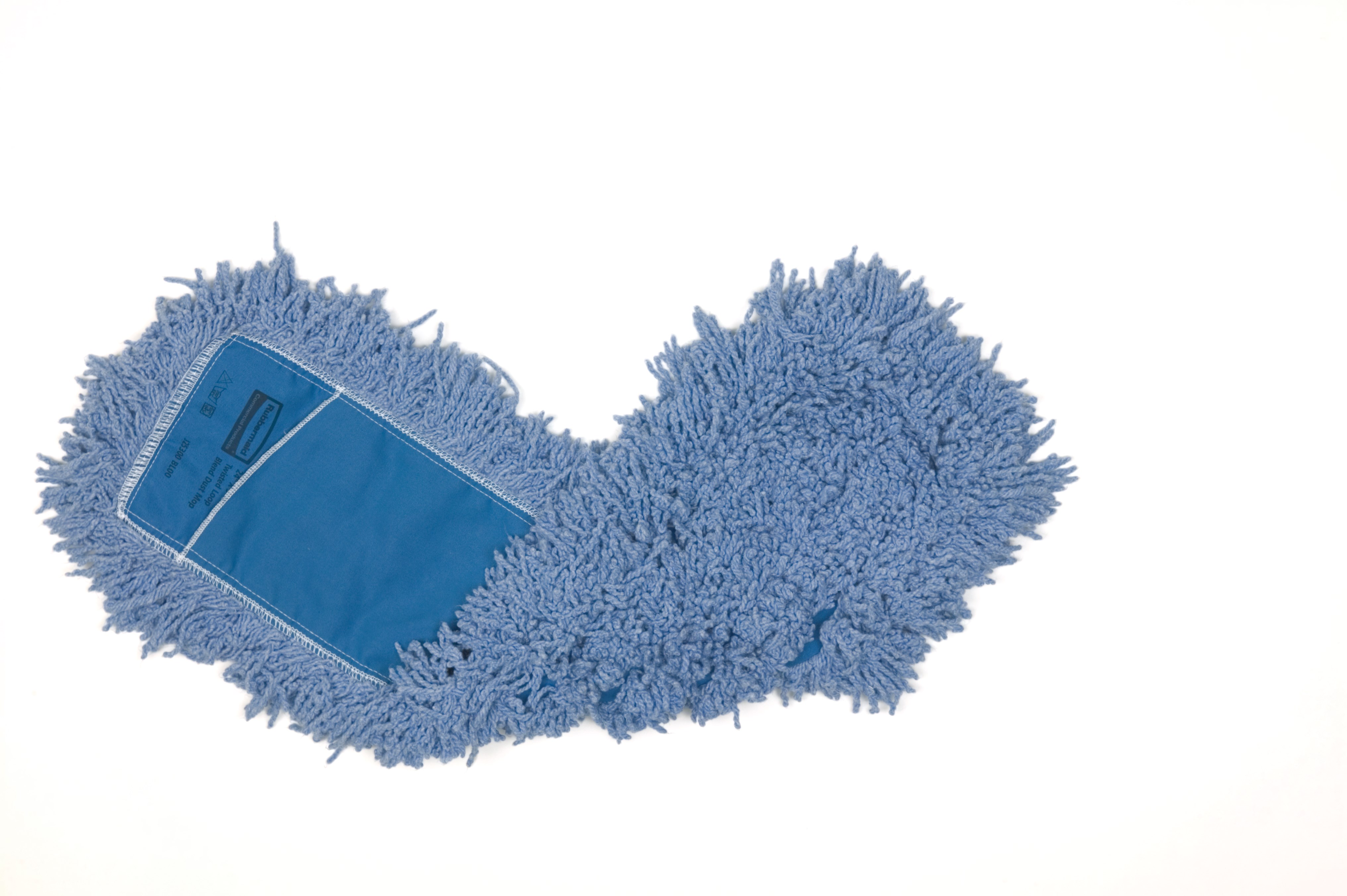 Twisted-Loop Blend Dust Mop 24" FGJ25300 is a premium prelaundered dust mop that provides maximum durability and optimal cleaning performance. Twisted loops create fuller mop heads with no gaps, offering better coverage than traditional ply yarn and improved collection and retention of dust and dirt particles. Less prone to snagging, fraying, and unraveling.