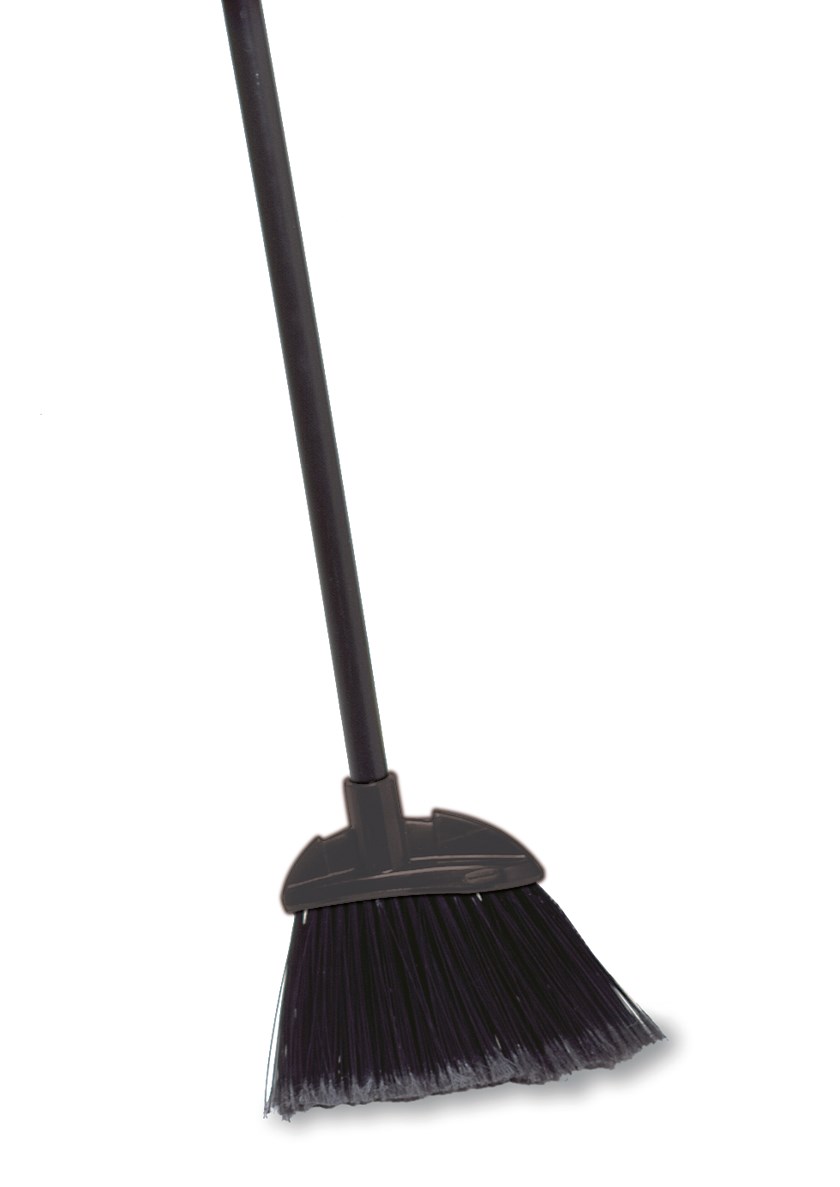 Executive Series™ lobby Broom, Vinyl Handle, Black