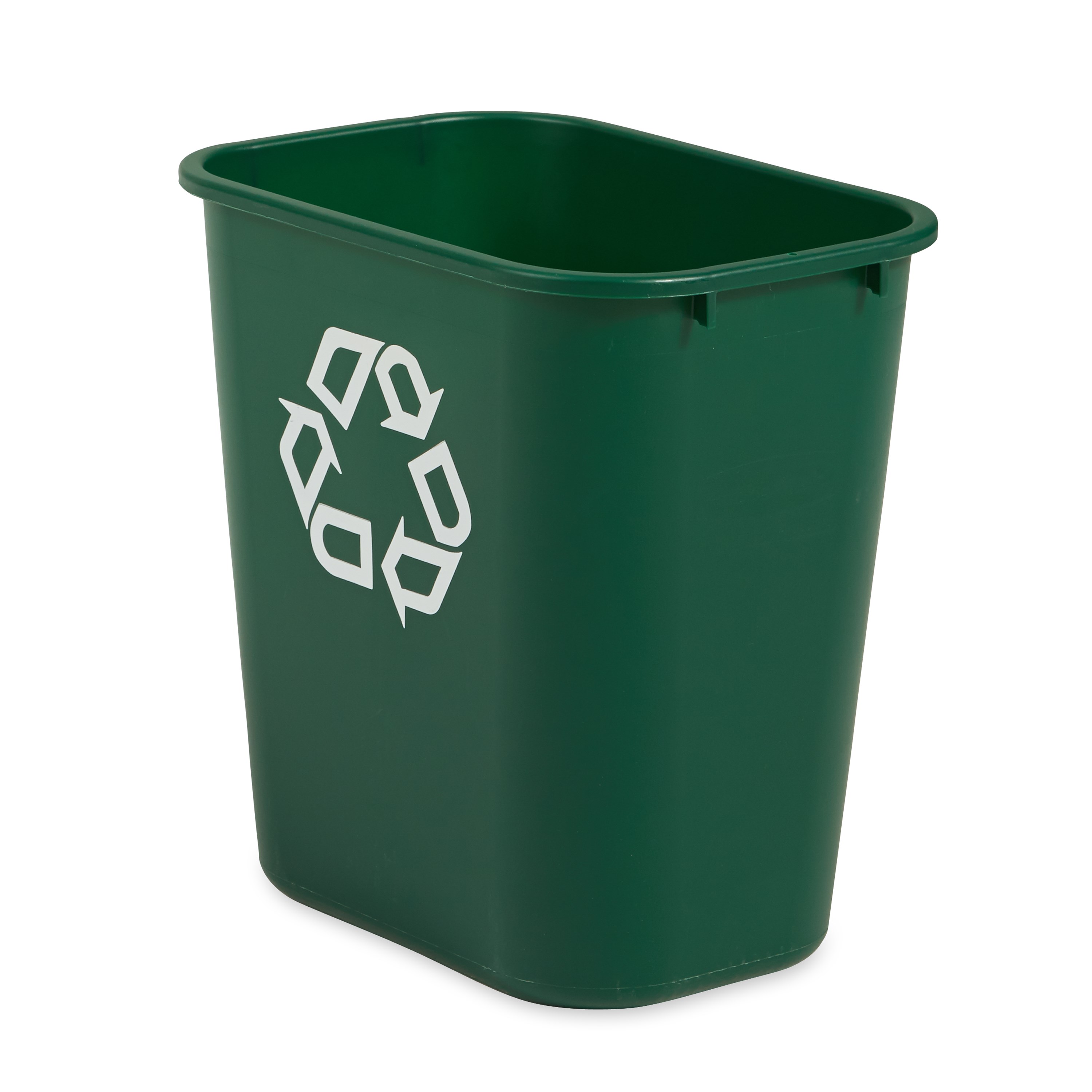 The Rubbermaid Commercial Deskside containers are space-efficient, economical, and an easy and an effective deskside recycling solution.