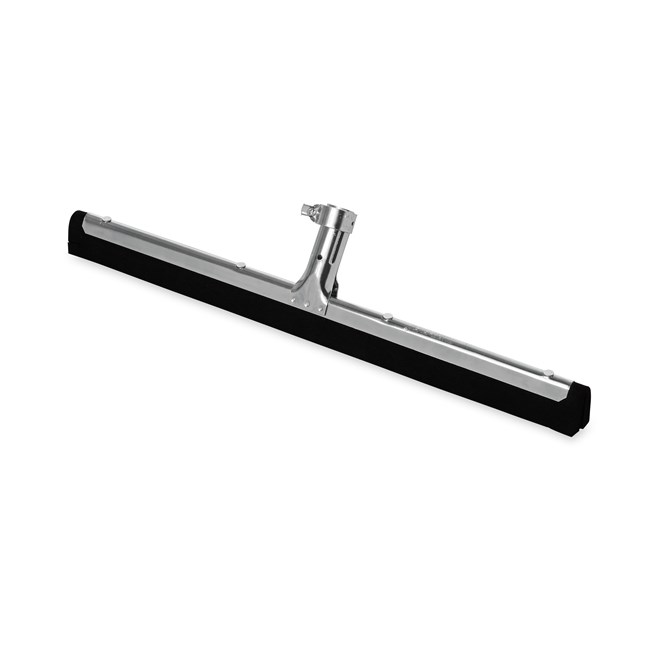 Standard, 18", dual moss, floor squeegee.  Accepts tapered handle. Handle not included.
