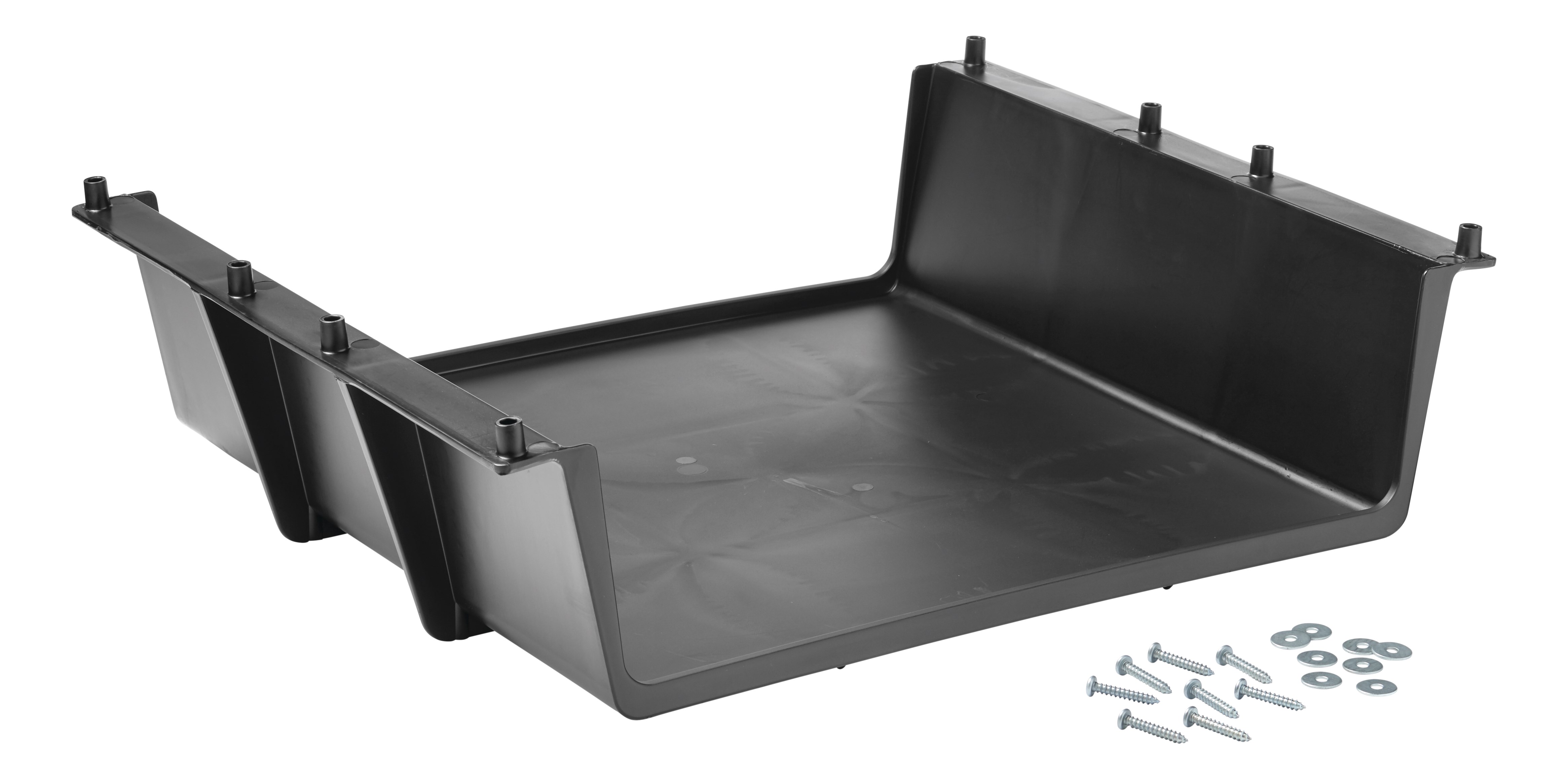 The Glass Rack for Traditional Housekeeping Carts provides users with additional storage for glassware or other supplies.