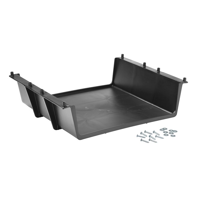 The Glass Rack for Traditional Housekeeping Carts provides users with additional storage for glassware or other supplies.