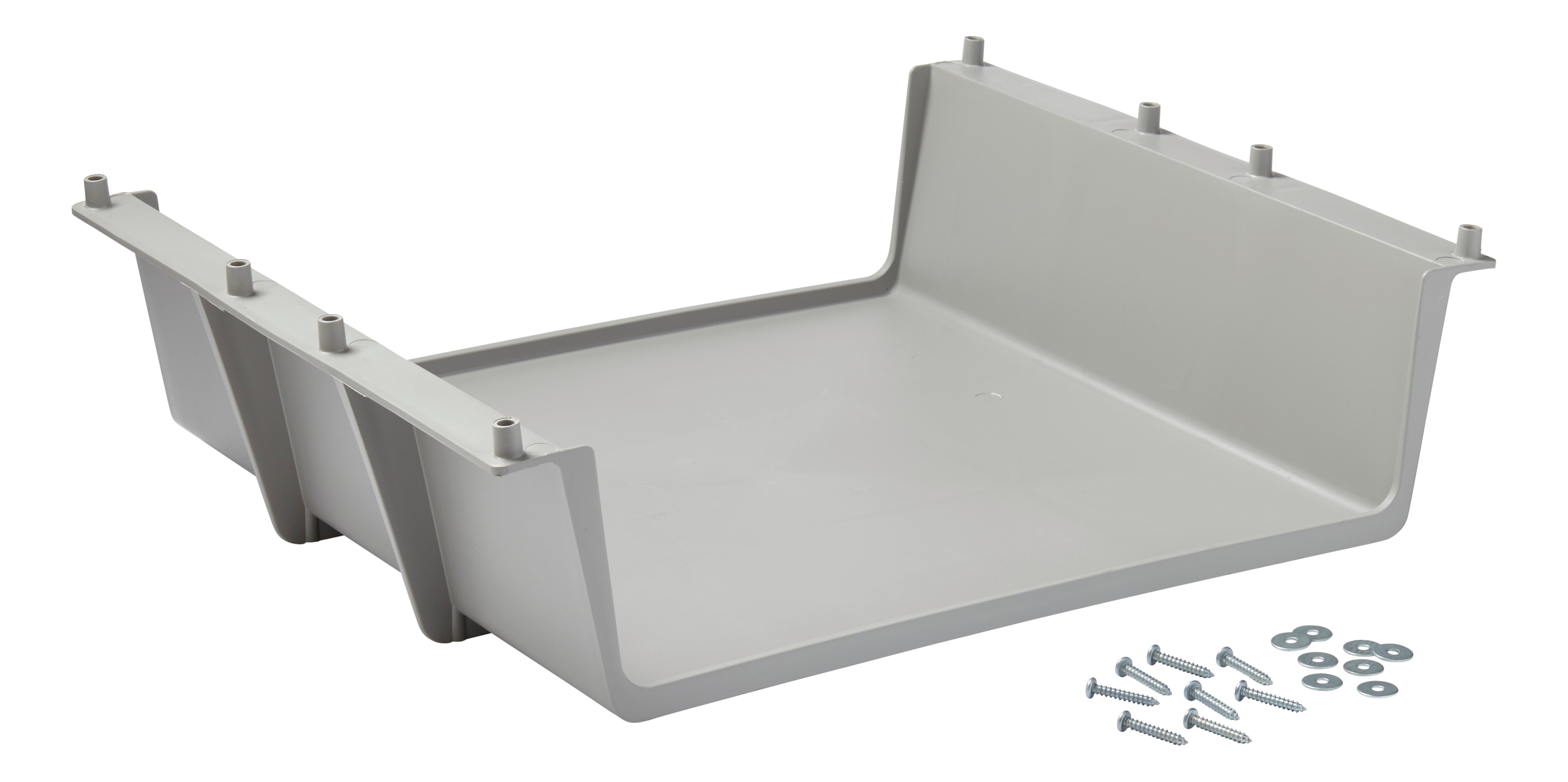 The Glass Rack for Traditional Housekeeping Carts provides users with additional storage for glassware or other supplies.