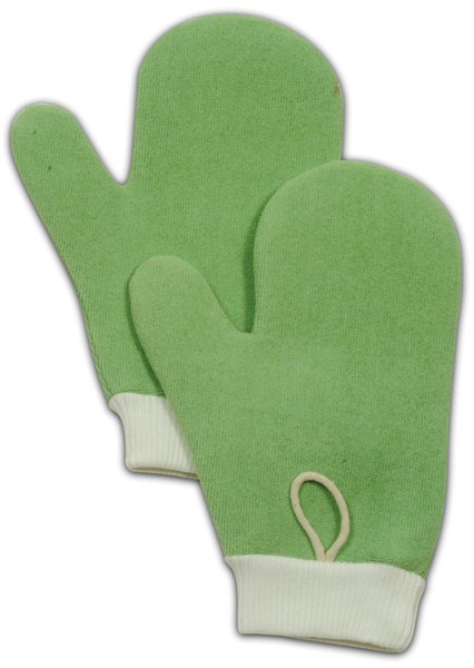 HYGEN™ Microfiber Mitts are double-sided to help make cleaning easier in crevices and around irregular surfaces.
