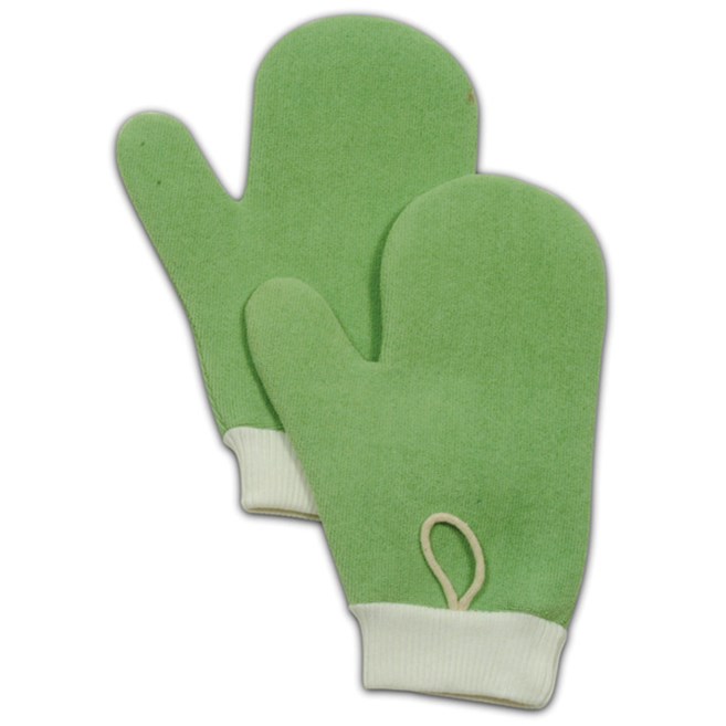 HYGEN™ Microfiber Mitts are double-sided to help make cleaning easier in crevices and around irregular surfaces.