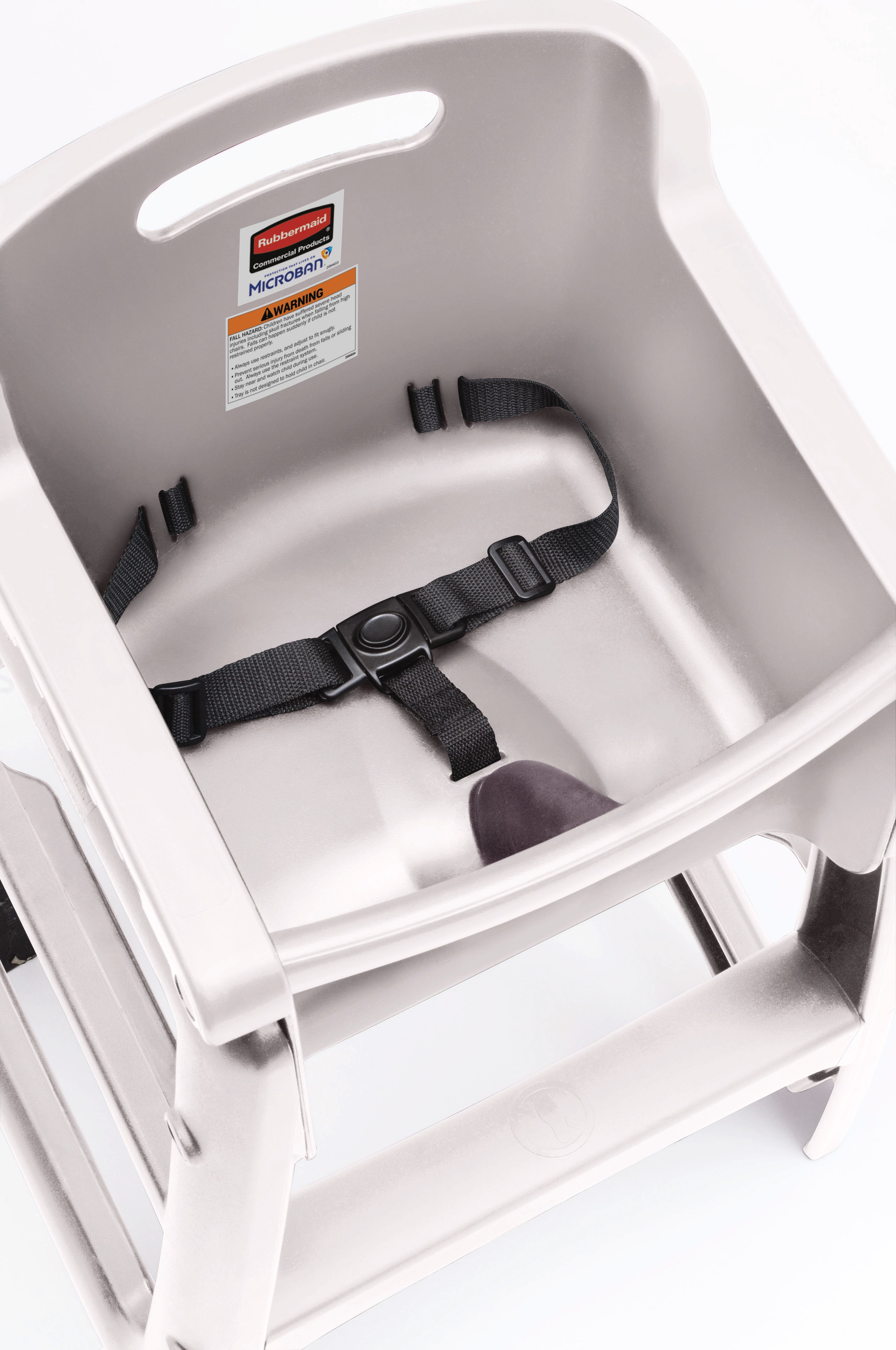 Sturdy Chair™ High Chairs make safety and cleanliness a priority for your youngest patrons. Microban® technology provides allover protection from bacteria growth that can cause odors and staining and complies with FDA standards.